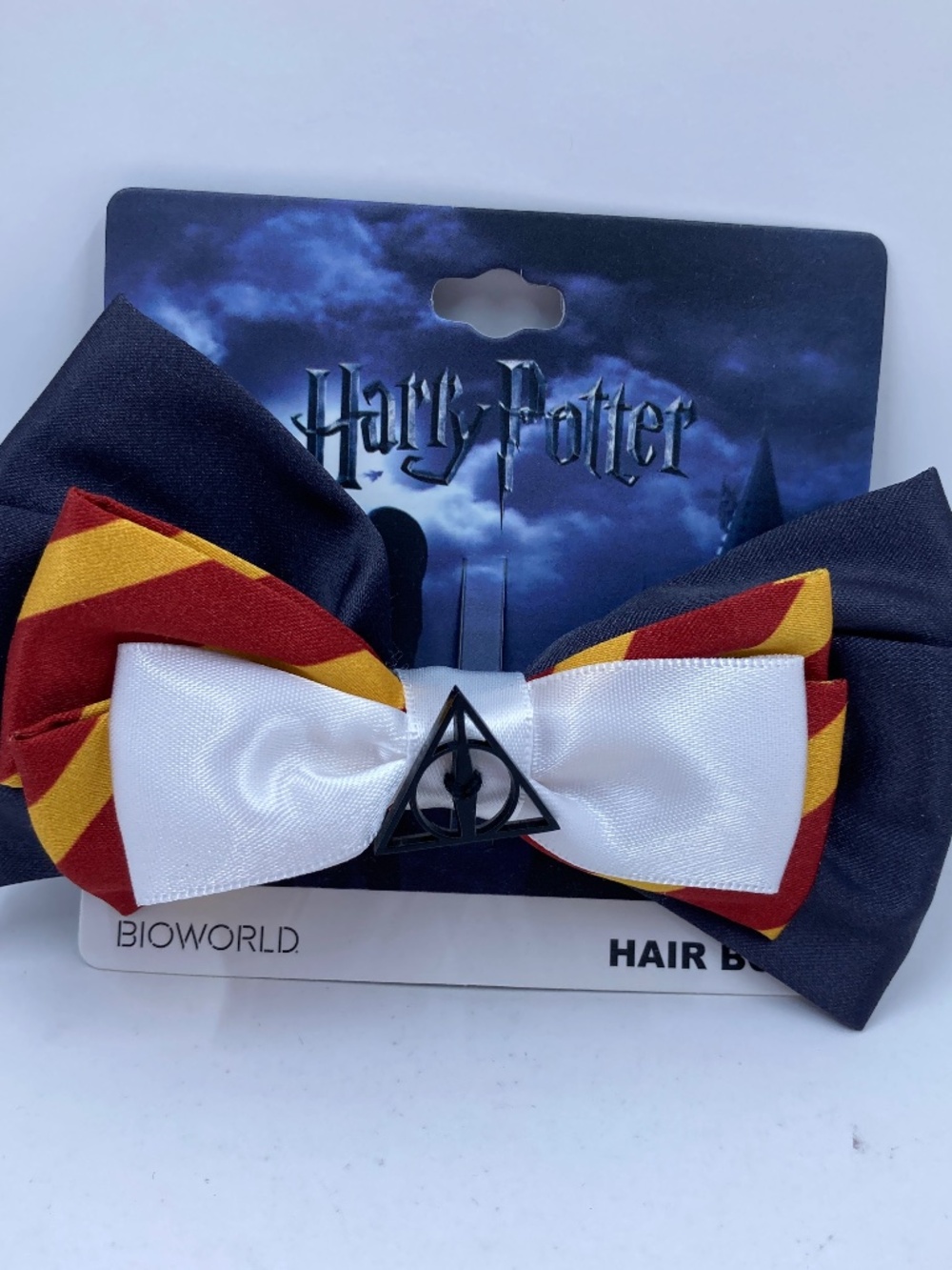 Harry Potter Hair Bow Bioworld on Card NEVER USED Alligator Clip